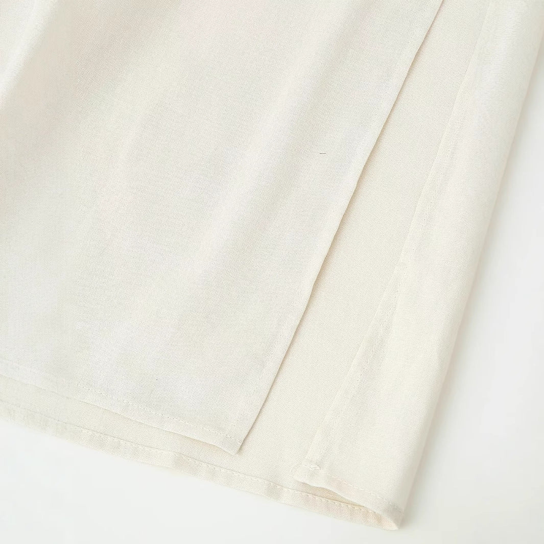 Floral Embroidery Maxi Dress in Ivory
