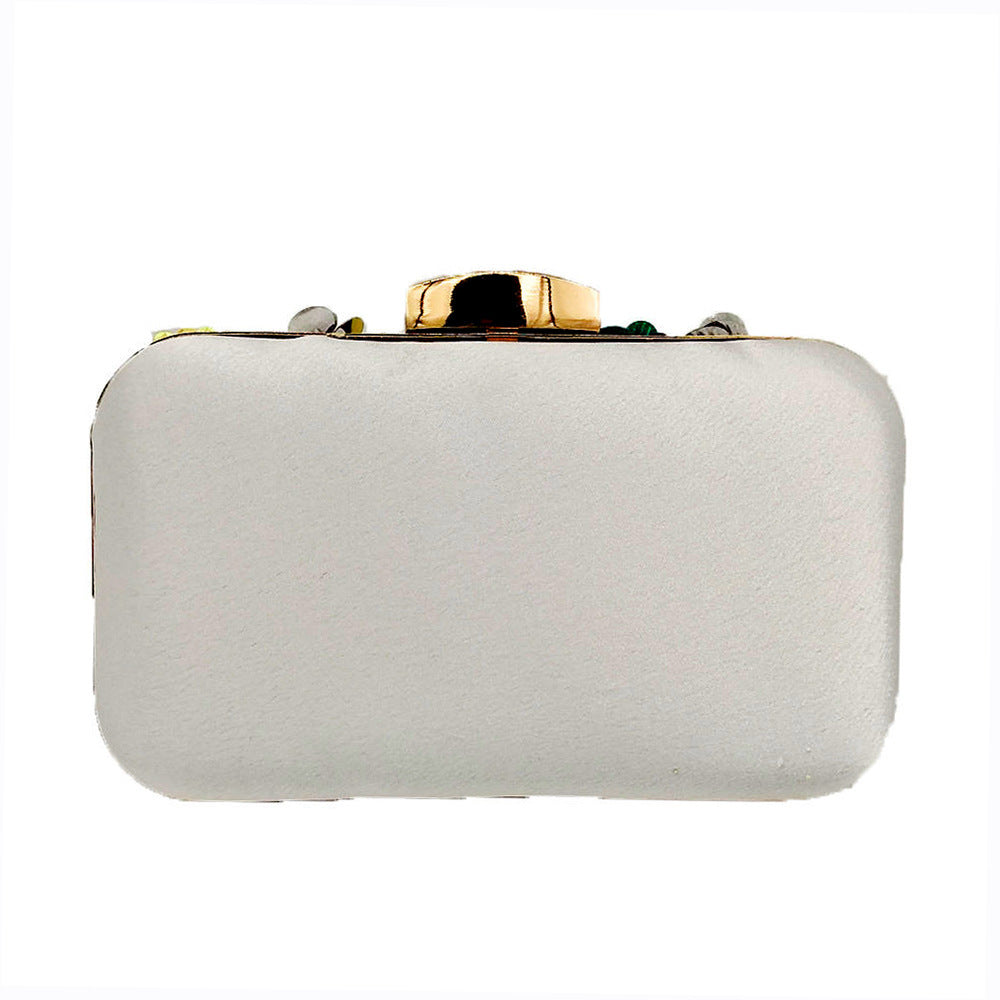 Flower Beaded Evening Bag | Elegant Party Clutch for Special Occasions