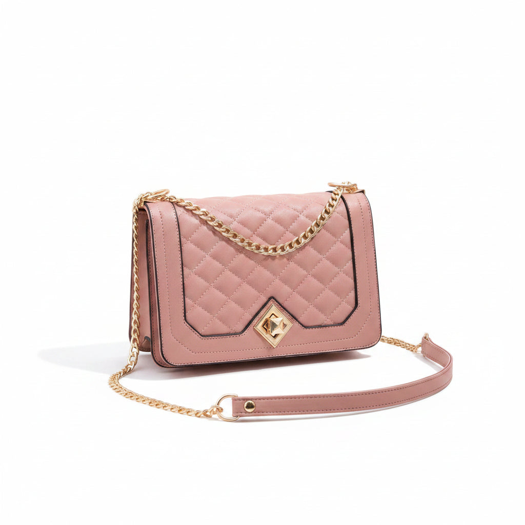 Quilted Chain Crossbody Bag