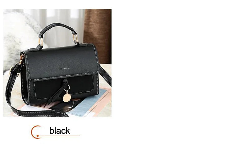 Designer Women PU Leather Handbag – Fashion Shoulder & Crossbody Small Top-Handle Bag for Daily Use