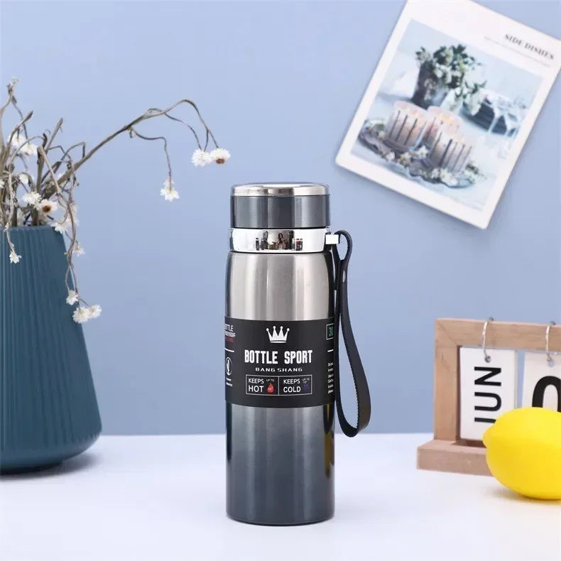 1L Stainless Steel Thermal Water Bottle – Vacuum Insulated Flask for Hot & Cold Drinks | Reusable, Leakproof, BPA-Free
