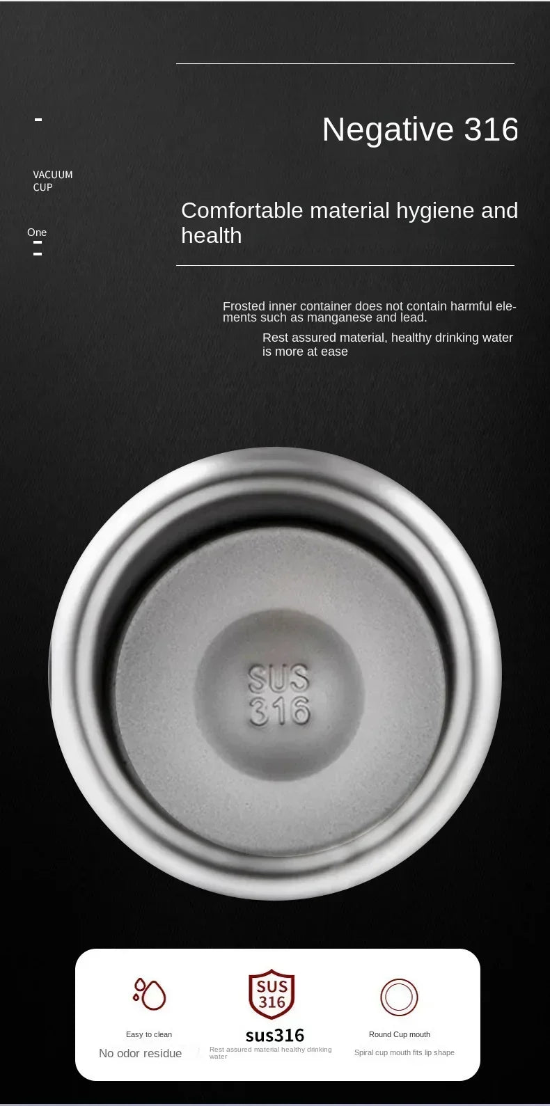 1L Stainless Steel Thermal Water Bottle – Vacuum Insulated Flask for Hot & Cold Drinks | Reusable, Leakproof, BPA-Free