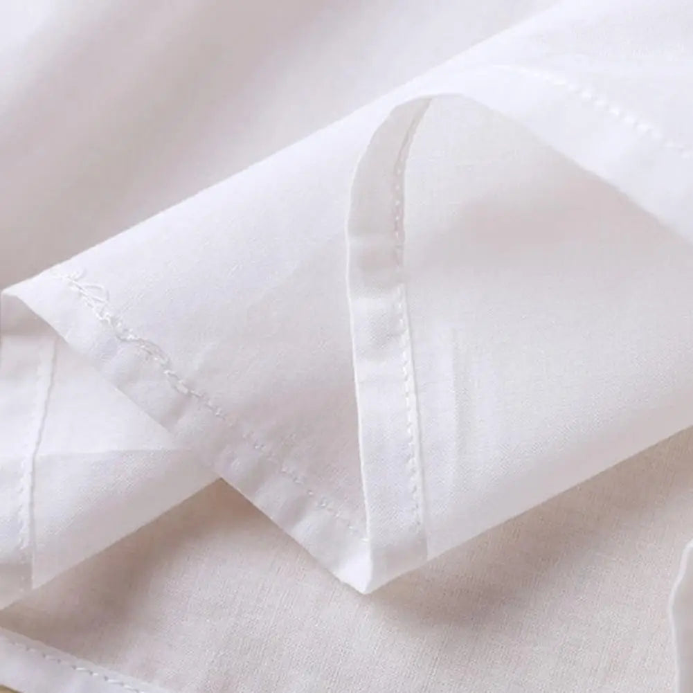 Spring Summer Women’s Dress – Ethnic Style Embroidery, Round Neck, Long Sleeve, A-Line Midi Dress, Loose Fit High Waist Double Layers