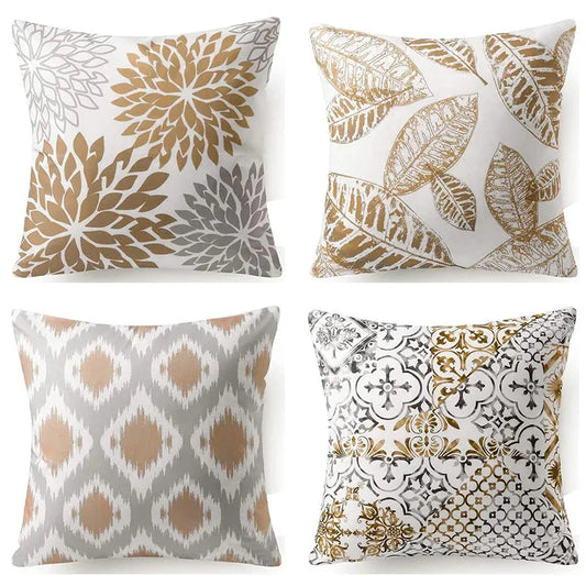 Decorative Polyester Pillowcase - Soft, Eco-Friendly, Machine Washable Throw Pillow Cover for Sofa, Car Seat, and Home Décor - Available in Multiple Sizes