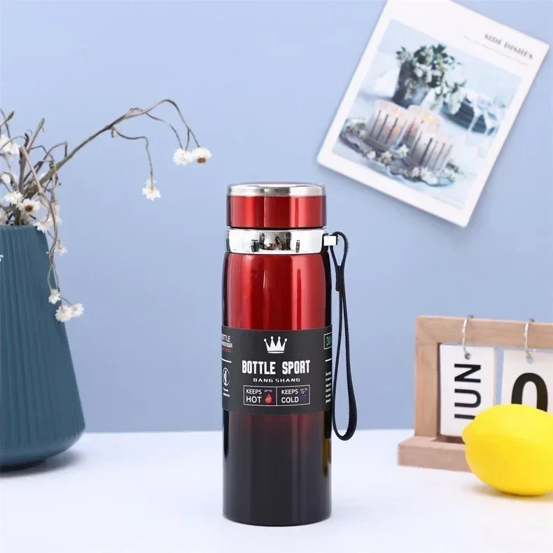 1L Stainless Steel Thermal Water Bottle – Vacuum Insulated Flask for Hot & Cold Drinks | Reusable, Leakproof, BPA-Free
